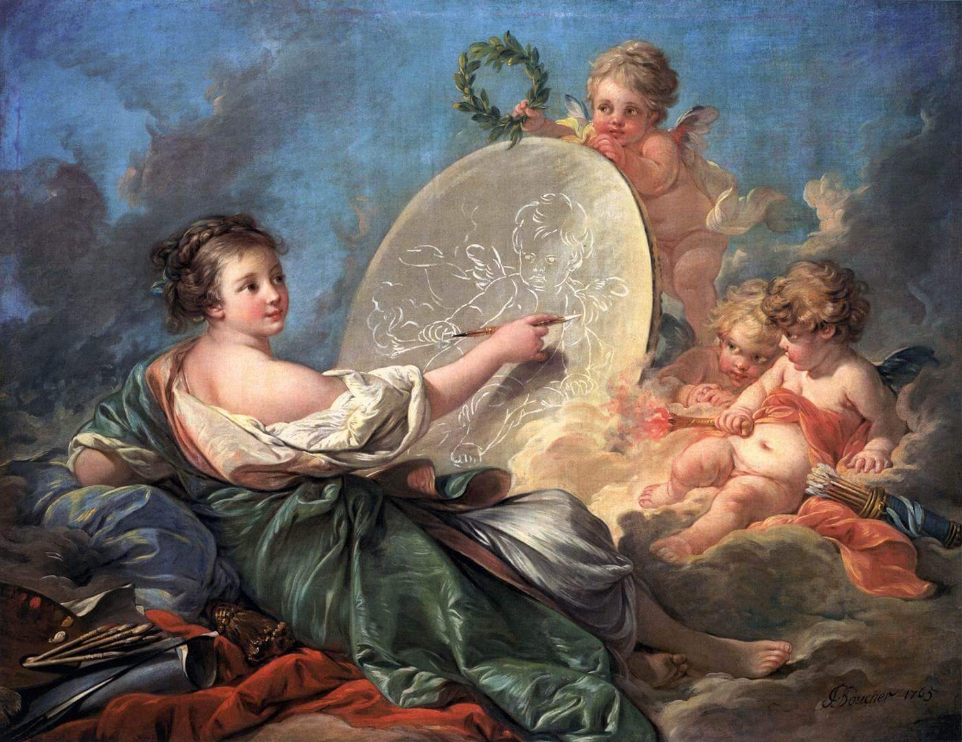 Allegory of Painting - François Boucher (1765)