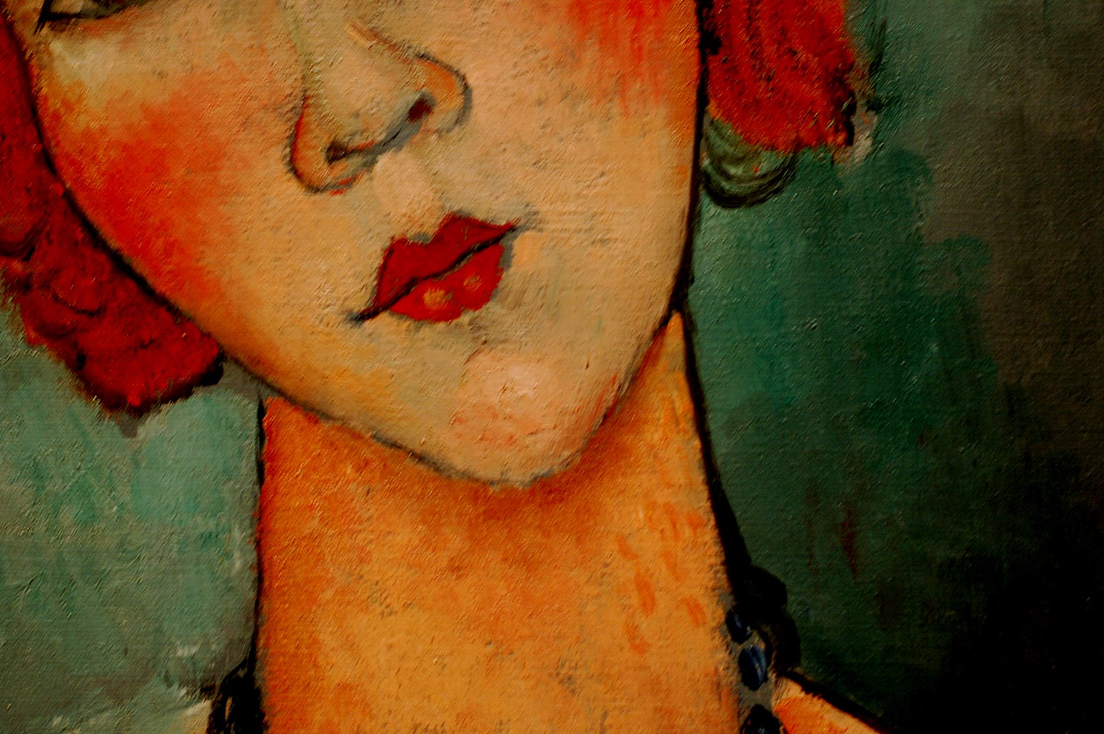 Eu Não Me Economizo - Woman with a Necklace (Pintura de Amedeo Modigliani, 1917)