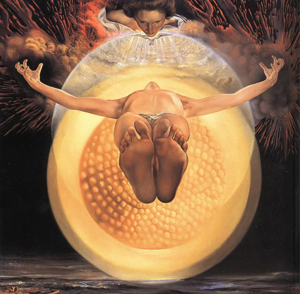 Salvador Dalí e a presença imperiosa de Gala - Ascensão de Cristo (Pintura: Salvador Dalí, 1958)