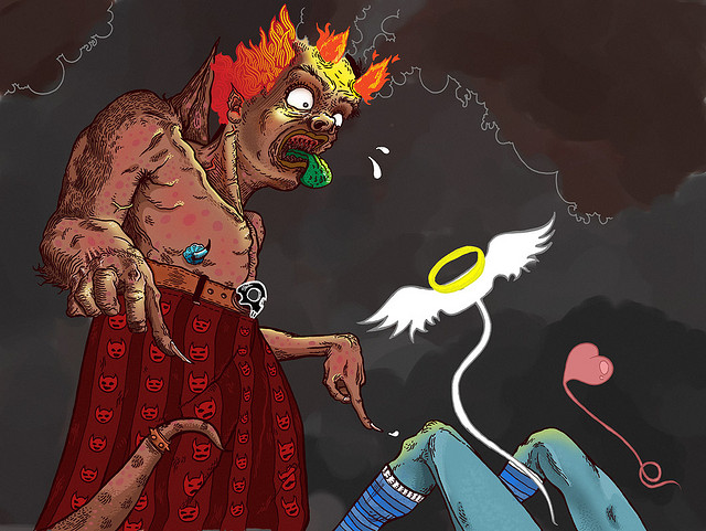 Profissão: Juiz implacável - Djabo (Ilustração por Alexandre Dantas¹)
