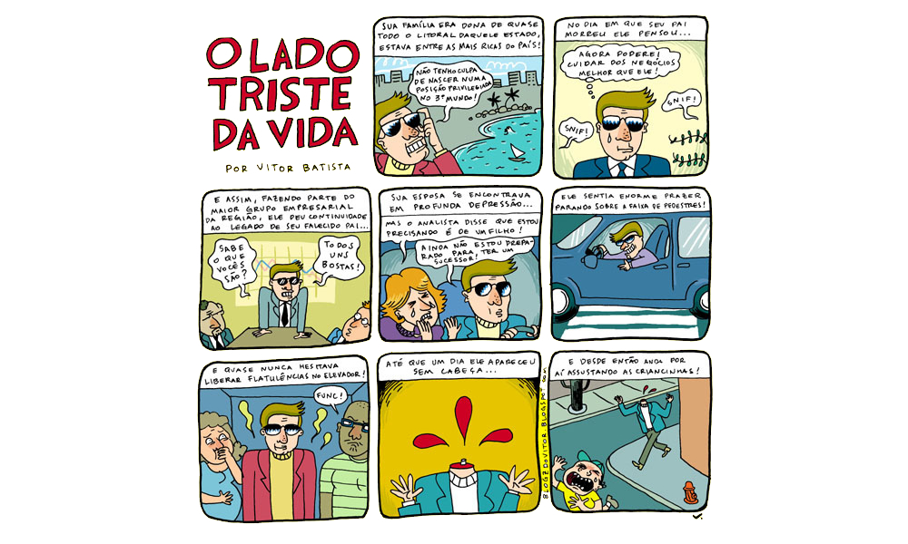 O lado triste da vida - Roteiro e Arte por Vitor Batista