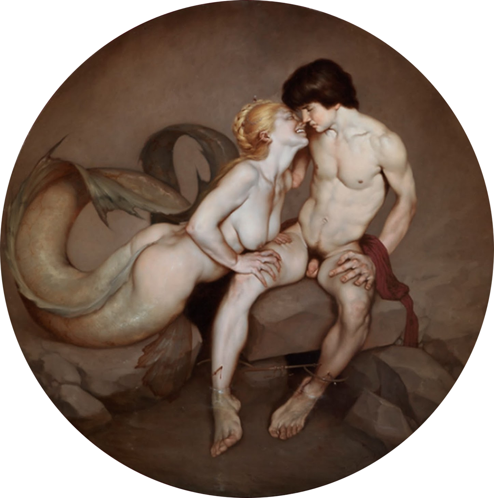 Machinhos - Salamence e Hermafrodito (Pintura de Roberto Ferri)