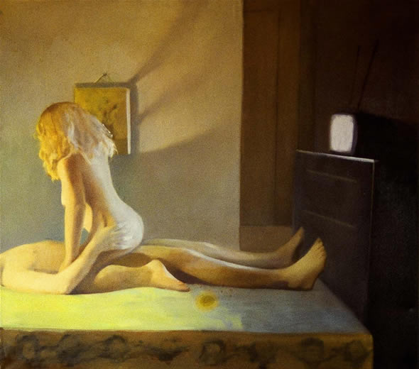 Sexo com amor ou sem - Sex Scene (Pintura de Natalie Watson)